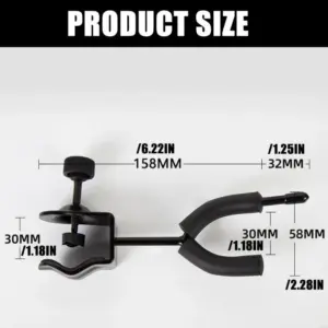 Black Stainless Steel Violin & Viola Holder 11 S8444377f089b4f84820086ac1292b1f6C