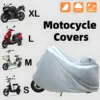 White All-Weather Motorcycle Cover in Multiple Sizes
