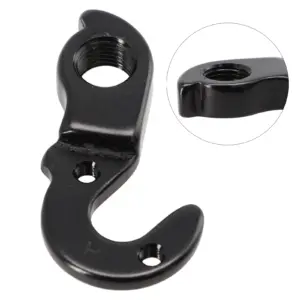 Black Aluminum Derailleur Hanger Tail Hook for Compatibility 8 S84e24e003e2349ffacc282b24dcb80a6P