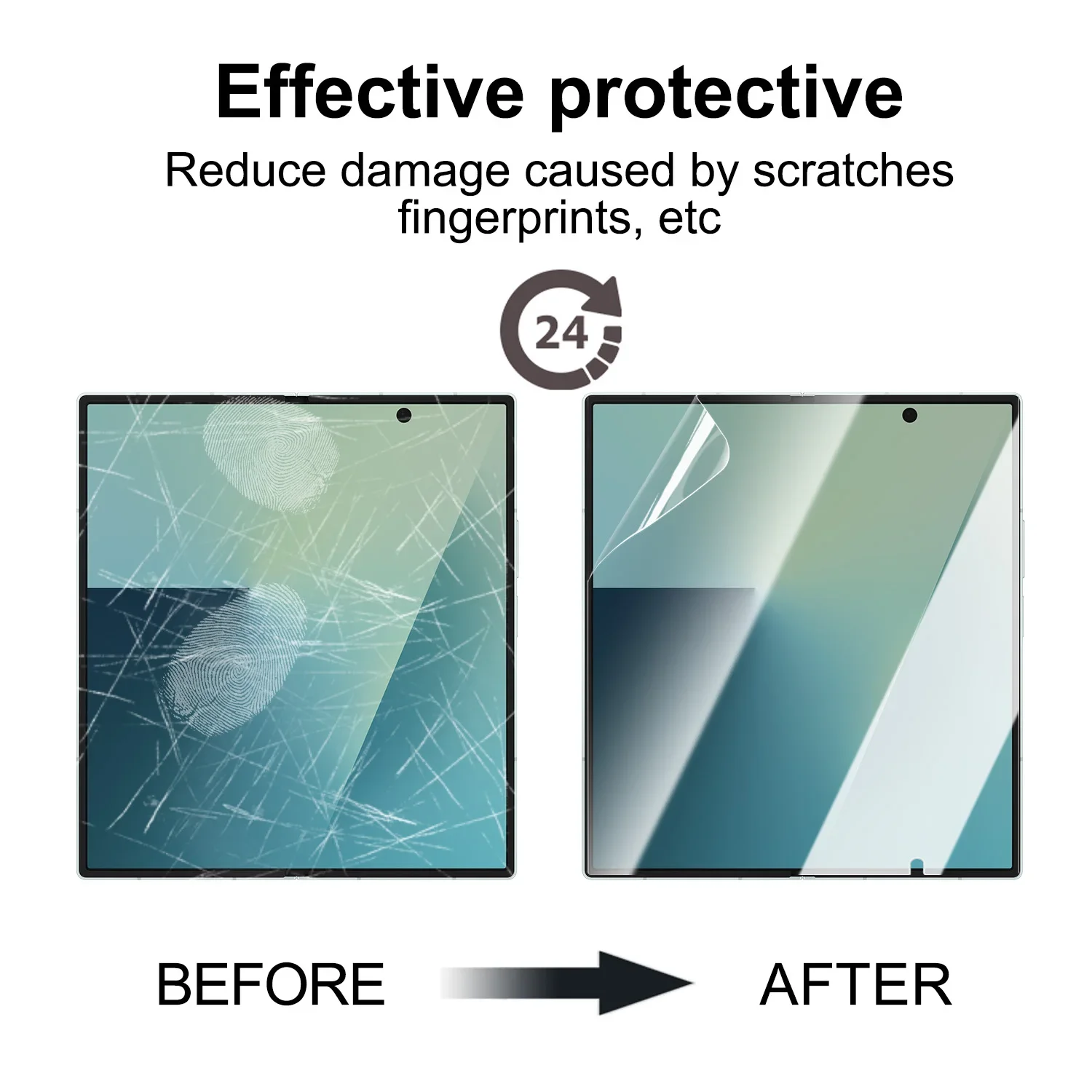 Privacy Hydrogel Film for Galaxy Z Fold 7 3 Privacy Hydrogel Film for Galaxy Z Fold 7 - Image 3