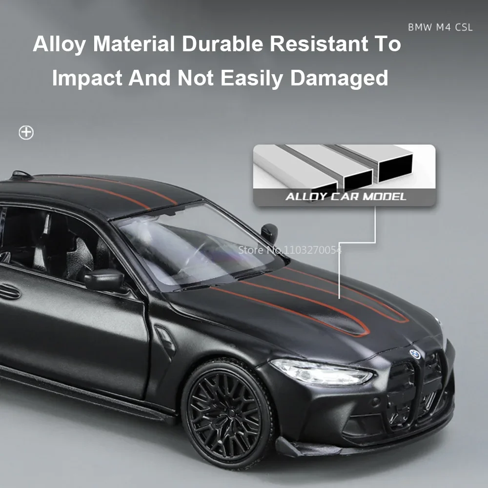1:36 BMW M4 CSL Diecast Model Replica 4 1:36 BMW M4 CSL Diecast Model Replica - Image 4
