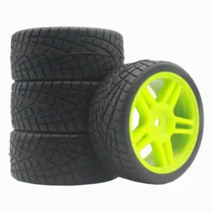 JZXD 1/10 RC Tires and Rims Set 18 S86895b13e7154bee99c3ec957538c3deD