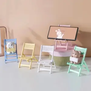Mini Beach Chair Phone Stand in Pastel Colors 11 S868e1dd134774fabb3c423766d49eb42W
