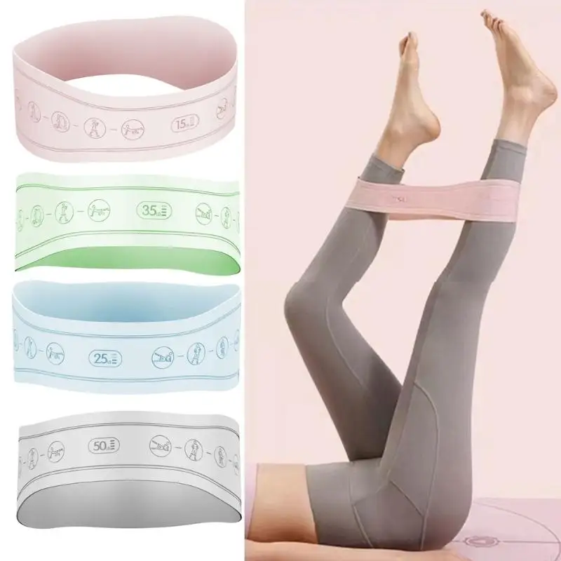 Silicone Resistance Band 15-50 lbs for Fitness 6 Silicone Resistance Band 15-50 lbs for Fitness - Image 6