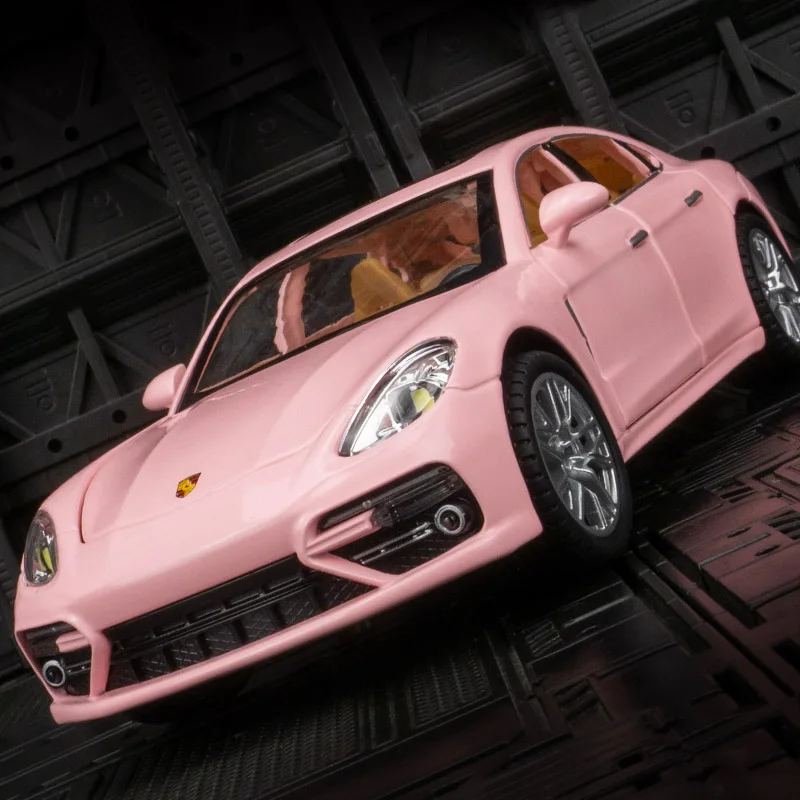Pink Porsche Panamera Model 1:24 Scale 2 Pink Porsche Panamera Model 1:24 Scale - Image 2