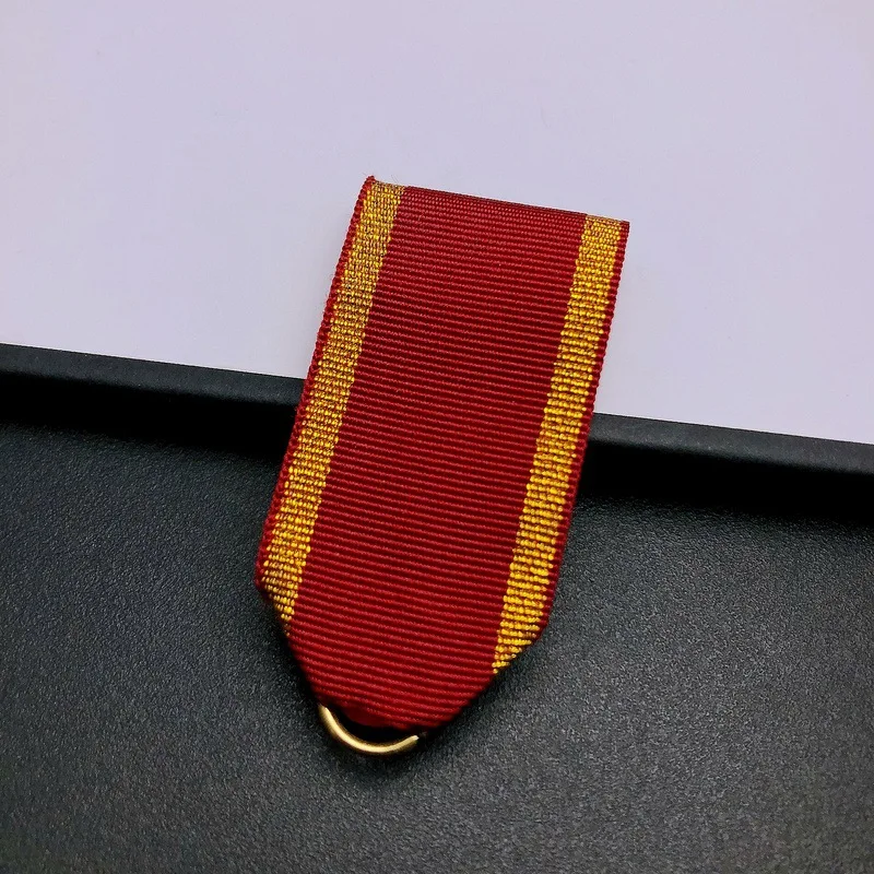Romanian Bravery Medal Ribbon Badge with Regal Details 6 Romanian Bravery Medal Ribbon Badge with Regal Details - Image 6