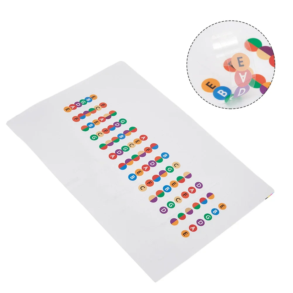 Colorful Guitar Fretboard Sticker Set 4 Colorful Guitar Fretboard Sticker Set - Image 4