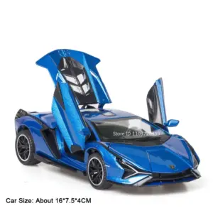 1:32 Diecast Supercar Model with Electronic Features 16 S8b1a848cfee54b0b861c16d91dd703d8h