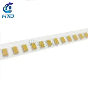 Yellow Tantalum Capacitors Set for Electronics