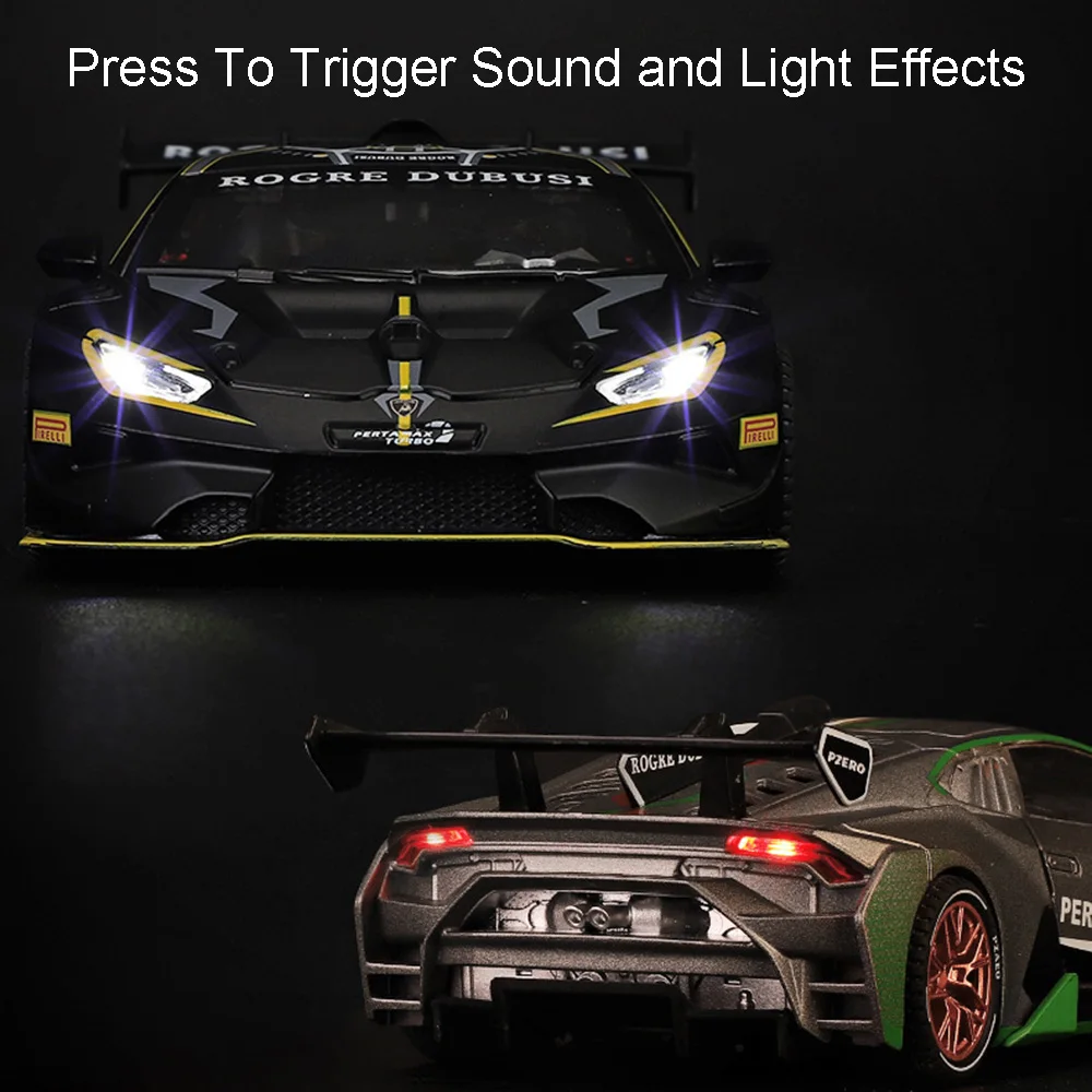 1:32 Diecast Supercar Model with Electronic Features 2 1:32 Diecast Supercar Model with Electronic Features - Image 2