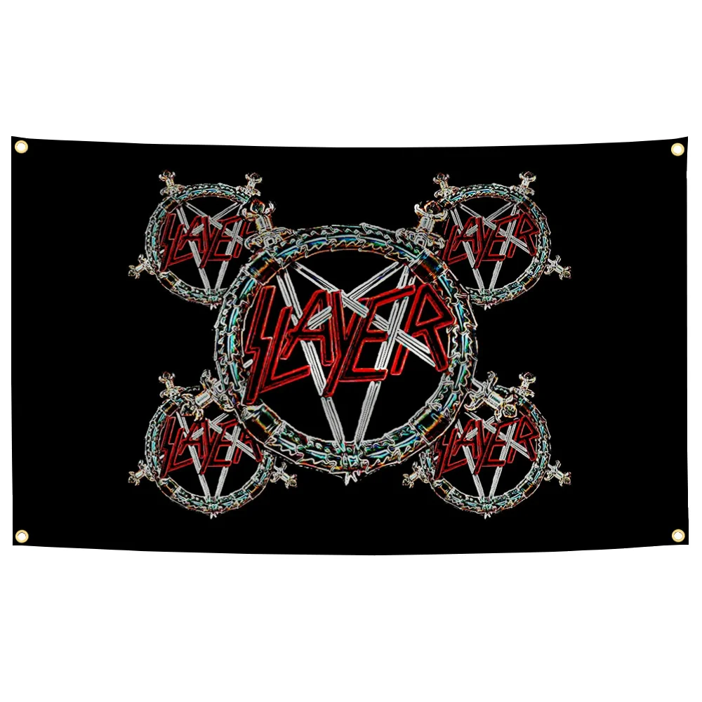 Thrash Metal Slayer Wall Flag 90x150cm 9 Thrash Metal Slayer Wall Flag 90x150cm - Image 9