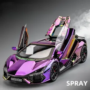 Purple Lamborghini Revuelto 1:24 Diecast Model 14 S8e25f00e00ba4af5b893a90fc9ec0e916