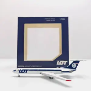 Herpa IL-62 Diecast Model Aircraft 1:500 Scale