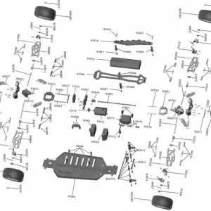 Blue 1/10 Scale Metal RC Frame for Off-Road Vehicles 11 S8f92296c65564d518904cd6a44a458abJ