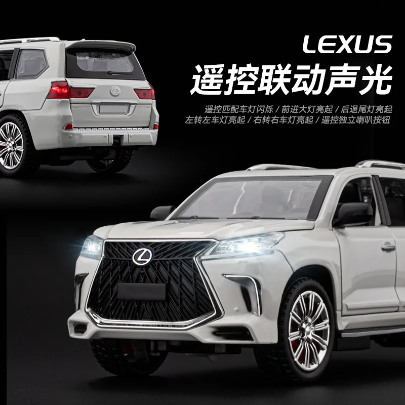 1:24 RC Lexus LX570 SUV Diecast Model 3 1:24 RC Lexus LX570 SUV Diecast Model - Image 3