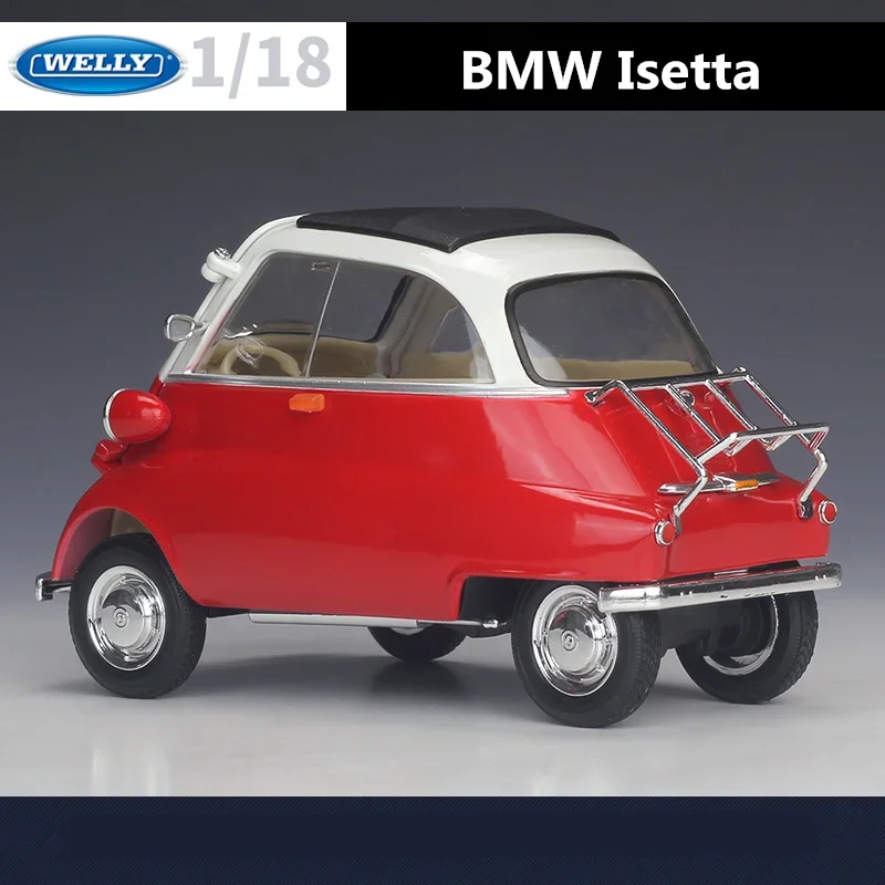 WELLY 1:18 BMW Isetta Alloy Car Model 5 WELLY 1:18 BMW Isetta Alloy Car Model - Image 5