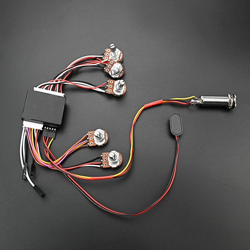 Bass Pickup Wiring Harness with 3-Band EQ 4 Bass Pickup Wiring Harness with 3-Band EQ - Image 4