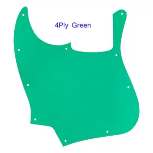 Left-Handed 5-String Jazz Bass Pickguard Vintage Yellow 18 S8ff4469beb424cf2aebf3cf327c4ec7f9