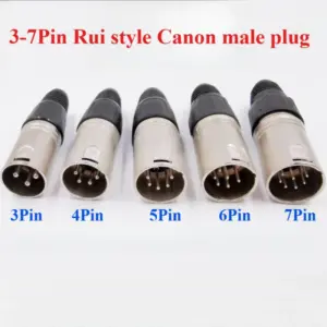 High-Quality XLR Audio Connector Set with 3-7 Pins 12 S9006ac5f18f04a00a7f110362f3ea57ah