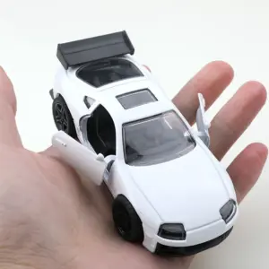 1:36 Scale Diecast Toyota Supra Model in Black and White 10 S902c1cbb69834a19bb7231f6f033d9486