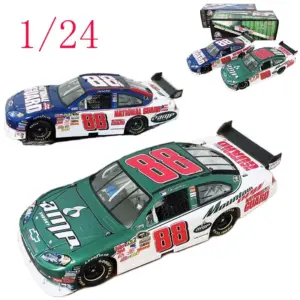 Diecast 1/24 Scale Limited Edition NASCAR Racing Car AMP (Discontinued) Alloy Car Model Toys for Boys Gift