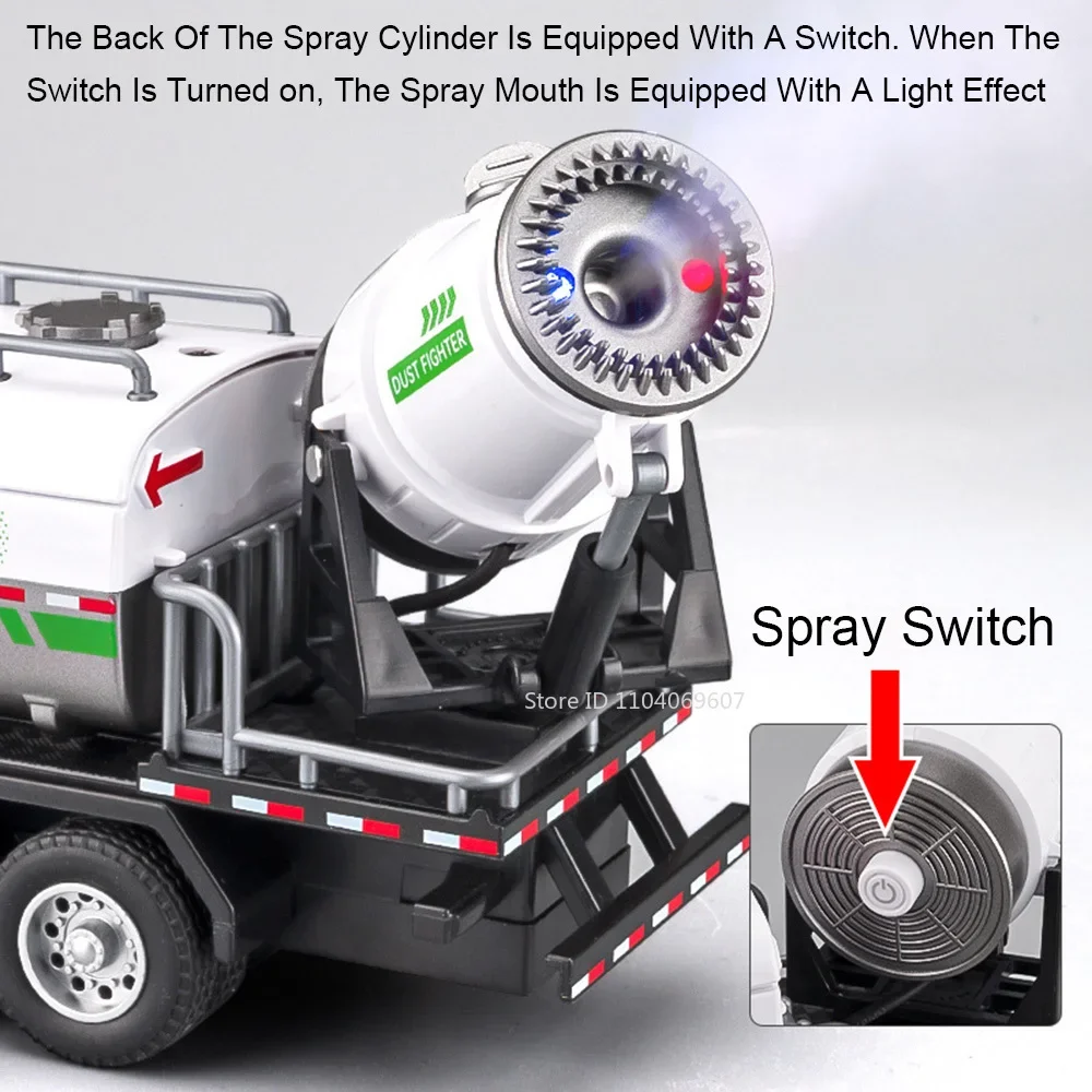 Detailed 1:50 Scale Dust Suppression Spray Truck Model 6 Detailed 1:50 Scale Dust Suppression Spray Truck Model - Image 6