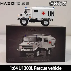Unimog U1300L Rescue RV Diecast Model 1/64 13 S9199e3975eb6436f8c1c7ed2f62bf0311