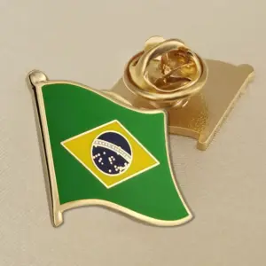 Brazil Flag Badge with Vintage Charm 11 S93179c5266664e85a266957b5629f6af4