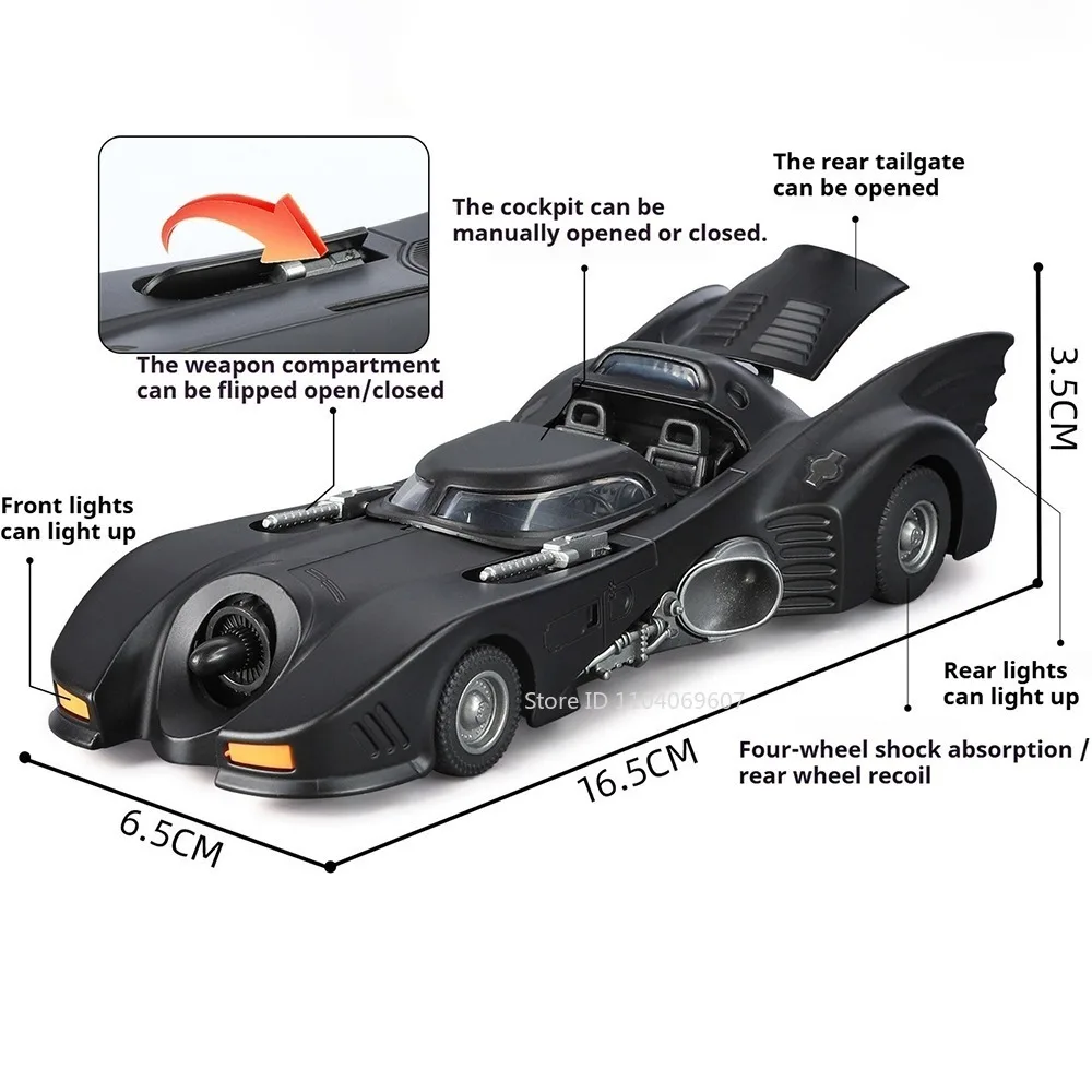1989 Batmobile 1:32 Scale Collectible Model 2 1989 Batmobile 1:32 Scale Collectible Model - Image 2