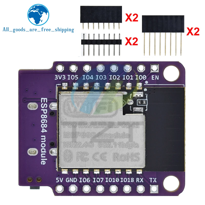 Purple ESP Development Board for Wi-Fi Bluetooth 2 Purple ESP Development Board for Wi-Fi Bluetooth - Image 2