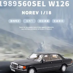 Norev Original 1:18 Scale 1989 6th Generation S-Class 560SEL W126 Alloy Car Model Classic Collection Gift Static Display