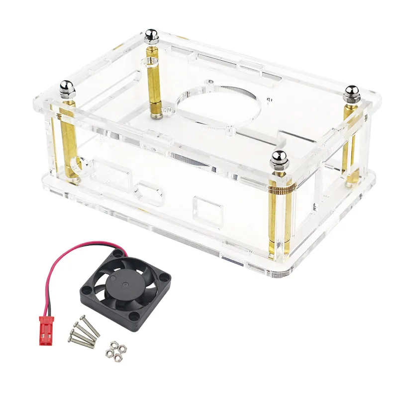 Transparent Acrylic Case for Orange Pi 4 LTS 4 Transparent Acrylic Case for Orange Pi 4 LTS - Image 4