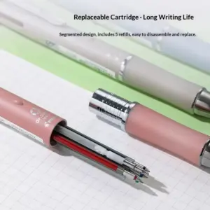 Elegant Wooden & Metal Multi-Color Pen 15 S96bb6ec1c11b4ddfb81c706292e234f9F