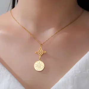 Stainless Steel Tetragrammaton Necklace 11 S96bc4e05cb294e6dba3da2ca9d82812am