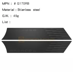 Traxxas Bronco Metal Side Decorations for RC 19 S971a863c00aa45c8bb9a861c836333acx