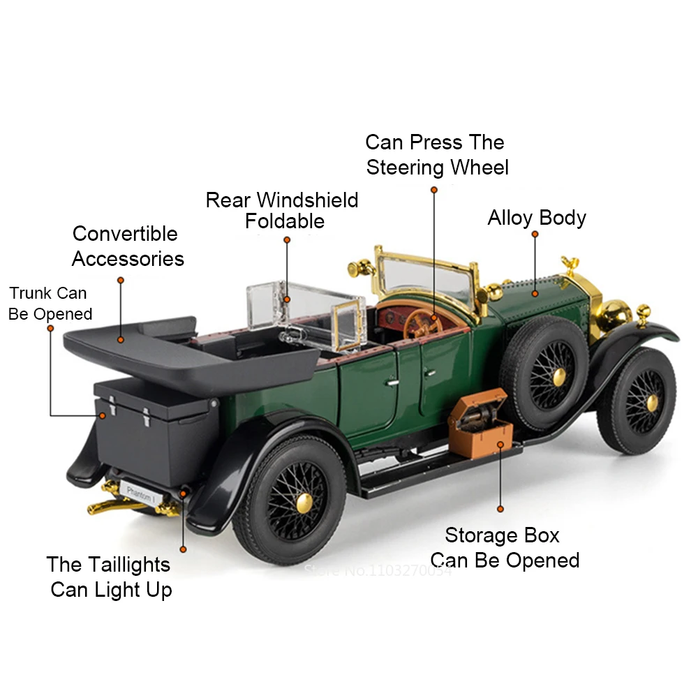 1:24 Scale Vintage Car Model Collection 6 1:24 Scale Vintage Car Model Collection - Image 6