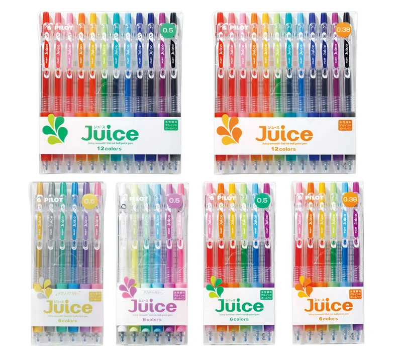 Vibrant Pilot Juice Gel Pen Set (6 or 12 Pieces) 5 Vibrant Pilot Juice Gel Pen Set (6 or 12 Pieces) - Image 5
