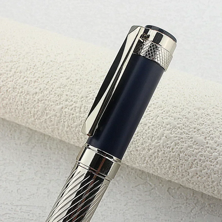 MONTE MOUNT Model 2003-2 Silver & Black Retractable Pen 5 MONTE MOUNT Model 2003-2 Silver & Black Retractable Pen - Image 5