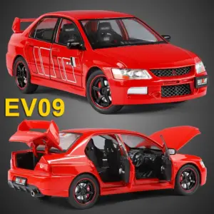 Miniature Mitsubishi EVO9 Car Model 1:24 Scale