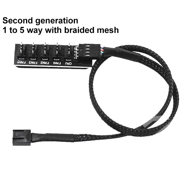 COOLCIRC 4Pin PWM Fan Hub Splitter for PC Fans 5 COOLCIRC 4Pin PWM Fan Hub Splitter for PC Fans - Image 5