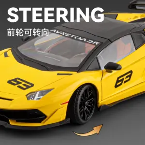 Vibrant Green Lamborghini Aventador SVJ63 Model 14 S9c77da6d1bbf4a1abbbfc61de15e5d01W