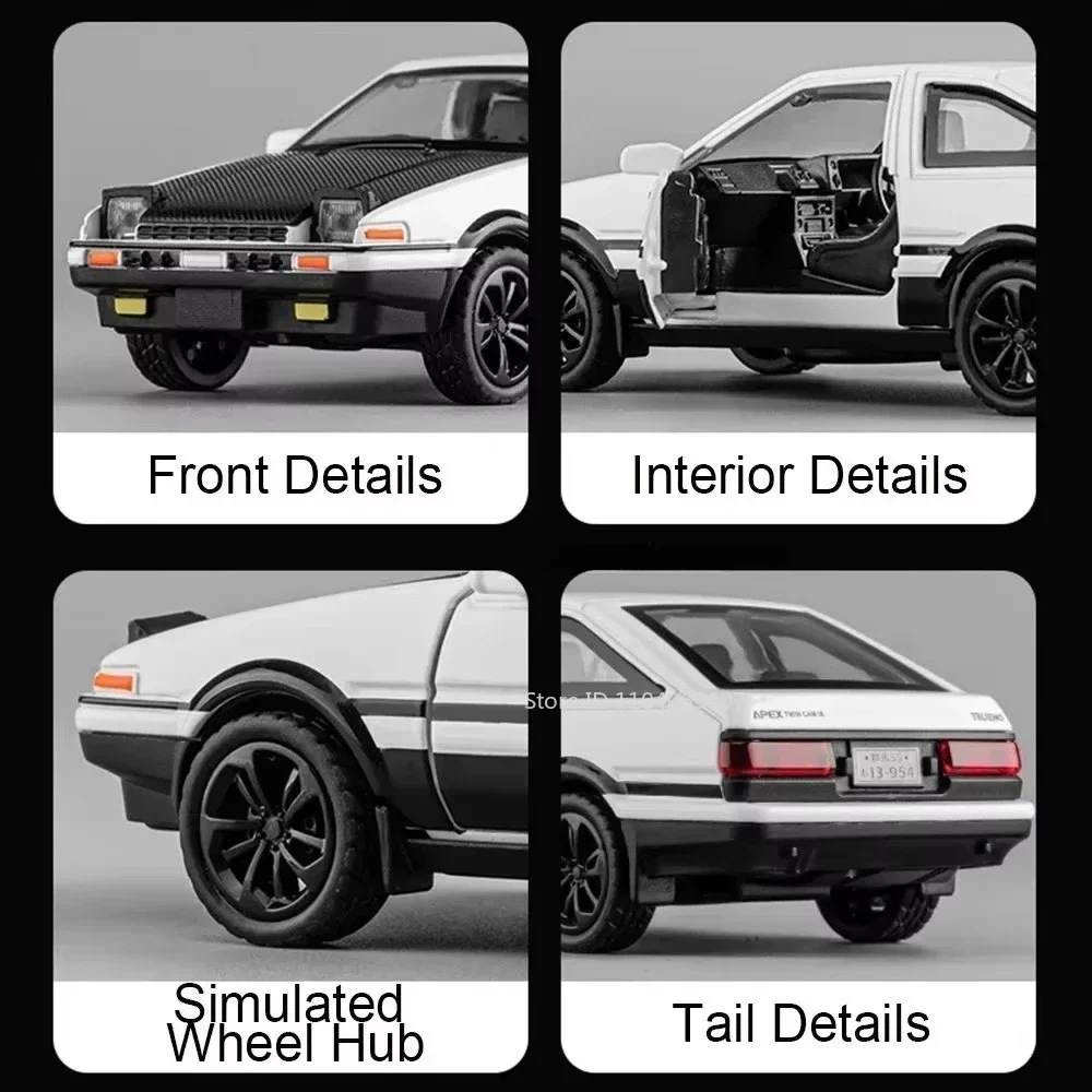 Miniature AE86 Model Car for Collectors 4 Miniature AE86 Model Car for Collectors - Image 4