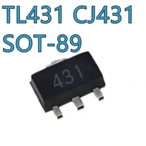 Set of 5 TL431 CJ431 Voltage Regulators in SOT-89