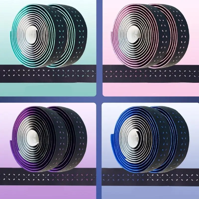 Vibrant Non-Slip Handlebar Tape Set for Bikes 2 Vibrant Non-Slip Handlebar Tape Set for Bikes - Image 2