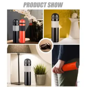 Black and Red Portable French Press Coffee Bottle 14 S9df3595240474984a7661e0ffcd8c8faS