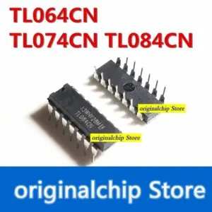 Set of Five DIP14 Voltage Regulator ICs TL064CN TL074CN TL084CN