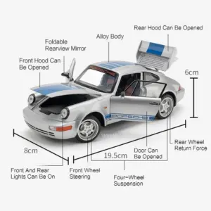 1:24 Scale Miniature Sports Car Model with Sound 12 S9e3b1293920a4a4581ad03f0ab8ef46dh