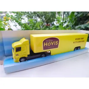 Diecast 1:64 Scale Alloy Hovis Box Truck Container Model Finished Product Simulation Toy Collection Gift Static Display