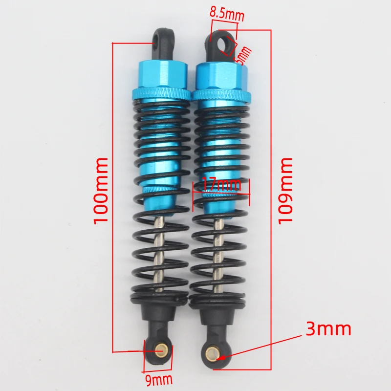 Blue Aluminum Alloy Shock Absorber for RC Cars 2 Blue Aluminum Alloy Shock Absorber for RC Cars - Image 2