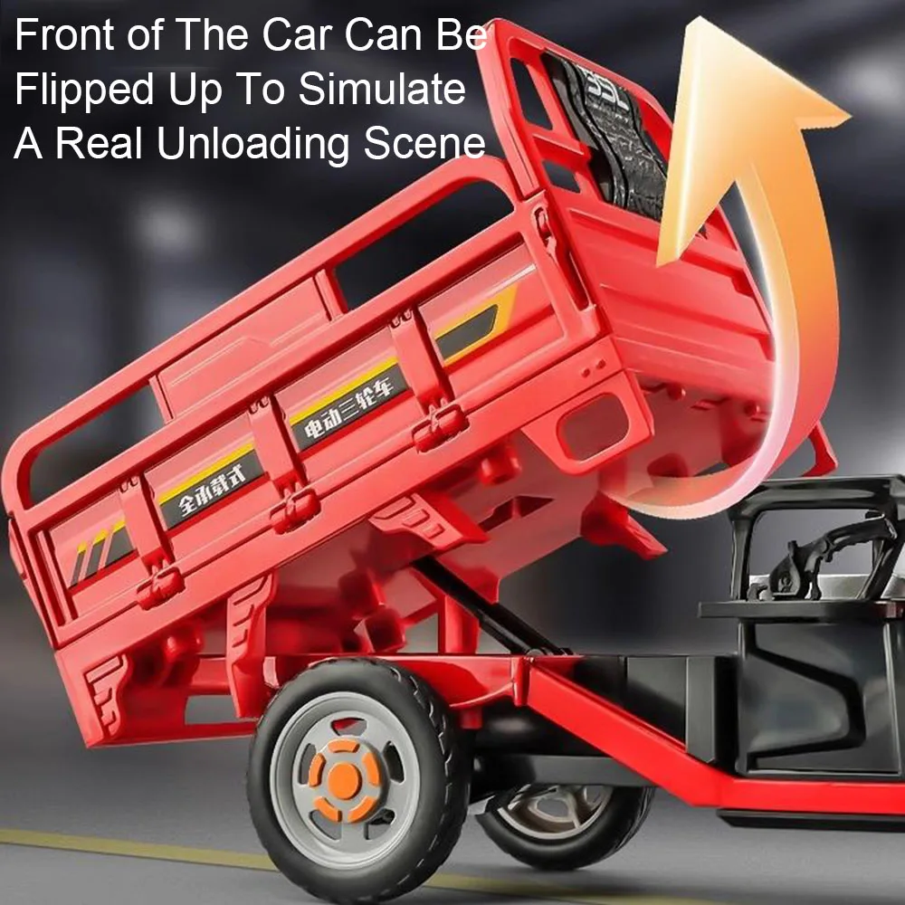 1:12 Scale Electric Tricycle Model Toy 2 1:12 Scale Electric Tricycle Model Toy - Image 2